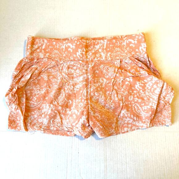 Free People Womens Floral Shorts Sz Small - Picture 1 of 7